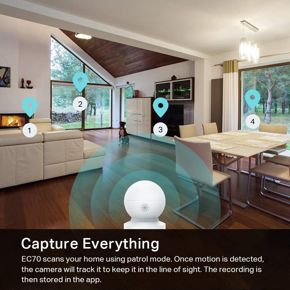 Camara de seguridad Pan/Tilt KASA Smart