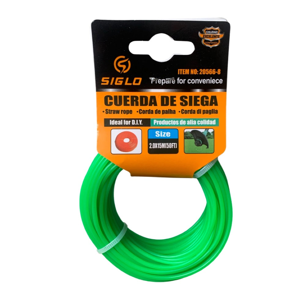 Nylon para desmalezadora 2mmx15mts