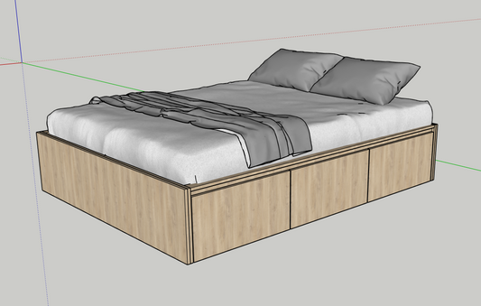 Cama Twin V001