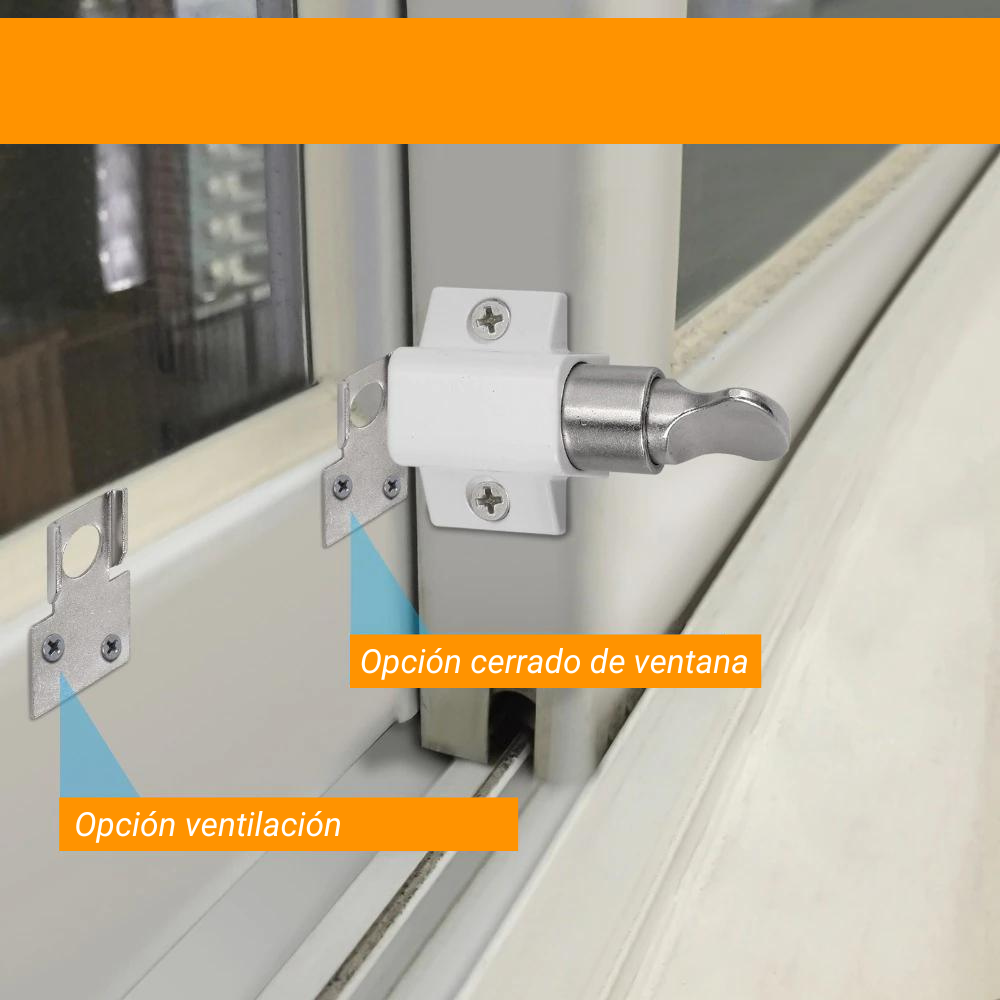 Seguro de ventanas sin llave
