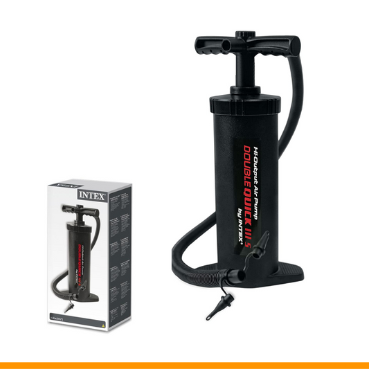 Inflador manual Intex Double Quick III S