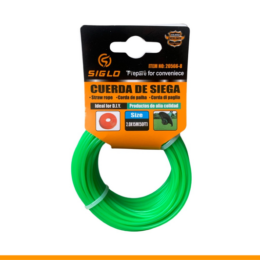 Nylon para desmalezadora 2mmx15mts