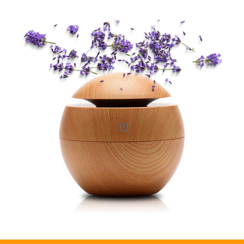 Difusor Humidificador Ambientador 200ml Luz Led