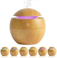 Difusor Humidificador Ambientador 200ml Luz Led